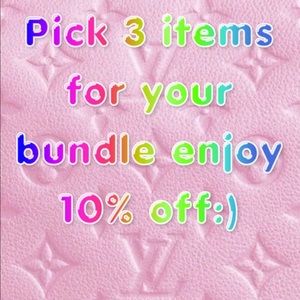 Any 3 items 10% off